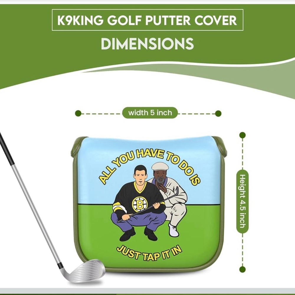 K9King Golf Putter Cover with Fun Graphic